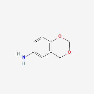 molecular formula C8H9NO2 B1329835 4H-1,3-benzodioxin-6-amine CAS No. 22791-64-6