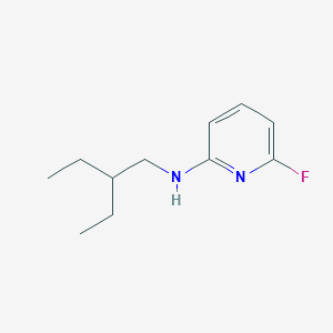 molecular formula C11H17FN2 B13298393 N-(2-Ethylbutyl)-6-fluoropyridin-2-amine 