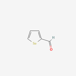 molecular formula C5H4OSe B1329841 2-硒吩甲醛 CAS No. 25109-26-6