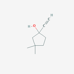 1-Ethynyl-3,3-dimethylcyclopentan-1-ol