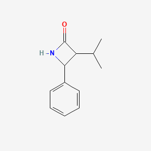 4-Phenyl-3-(propan-2-YL)azetidin-2-one