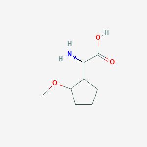 (2S)-2-Amino-2-(2-methoxycyclopentyl)acetic acid