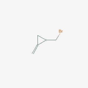 molecular formula C5H7Br B13298554 1-(Bromomethyl)-2-methylidenecyclopropane CAS No. 69513-34-4