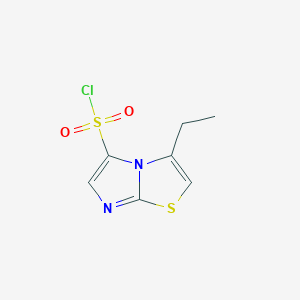 3-Ethylimidazo[2,1-B][1,3]thiazole-5-sulfonyl chloride