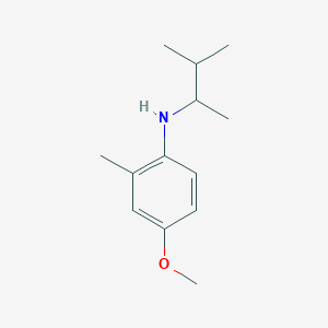 4-methoxy-2-methyl-N-(3-methylbutan-2-yl)aniline