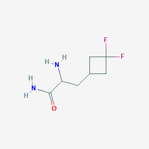 2-Amino-3-(3,3-difluorocyclobutyl)propanamide