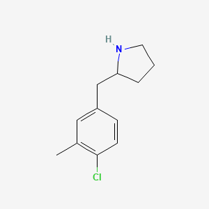 2-[(4-Chloro-3-methylphenyl)methyl]pyrrolidine