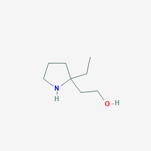 2-(2-Ethylpyrrolidin-2-yl)ethan-1-ol