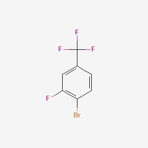 molecular formula C7H3BrF4 B1329863 4-溴-3-氟苯三氟化物 CAS No. 40161-54-4