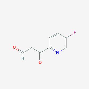 3-(5-Fluoropyridin-2-YL)-3-oxopropanal