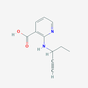 2-[(Pent-1-yn-3-yl)amino]pyridine-3-carboxylic acid