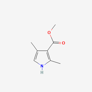 molecular formula C8H11NO2 B1329868 甲基2,4-二甲基-1H-吡咯-3-羧酸酯 CAS No. 52459-90-2