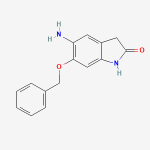 5-Amino-6-(benzyloxy)-2,3-dihydro-1H-indol-2-one