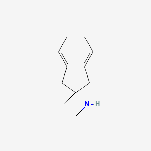 molecular formula C11H13N B13298720 1',3'-Dihydrospiro[azetidine-2,2'-indene] 