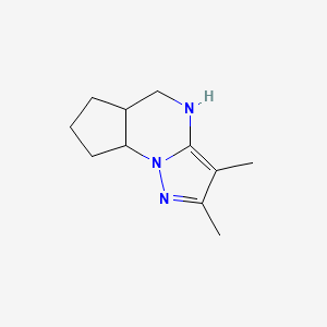 10,11-Dimethyl-1,8,12-triazatricyclo[7.3.0.0,2,6]dodeca-9,11-diene