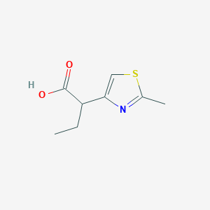 2-(2-Methyl-1,3-thiazol-4-yl)butanoic acid