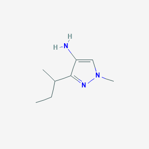 3-(Butan-2-yl)-1-methyl-1H-pyrazol-4-amine