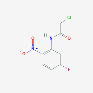 2-chloro-N-(5-fluoro-2-nitrophenyl)acetamide