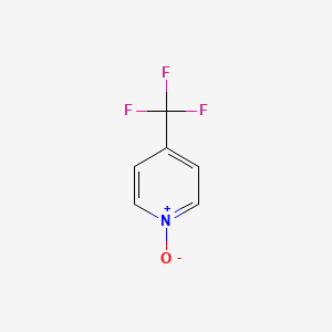molecular formula C6H4F3NO B1329877 4-(三氟甲基)吡啶 1-氧化物 CAS No. 22253-59-4