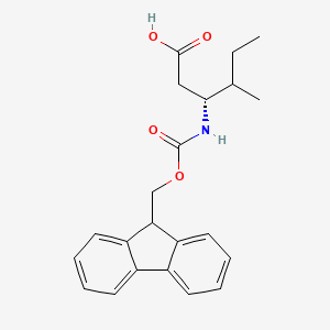 (3R)-3-({[(9H-fluoren-9-yl)methoxy]carbonyl}amino)-4-methylhexanoic acid