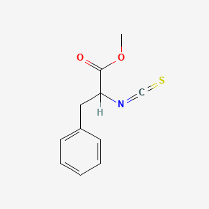 molecular formula C11H11NO2S B1329881 Methyl 2-isothiocyanato-3-phenylpropanoate CAS No. 68521-58-4