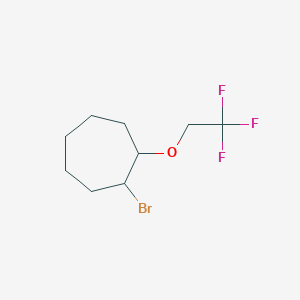 1-Bromo-2-(2,2,2-trifluoroethoxy)cycloheptane