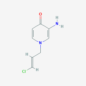 3-Amino-1-(3-chloroprop-2-en-1-yl)-1,4-dihydropyridin-4-one