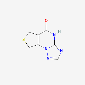 4-Thia-1,8,10,12-tetraazatricyclo[7.3.0.0,2,6]dodeca-2(6),9,11-trien-7-one