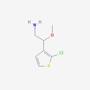 2-(2-Chlorothiophen-3-yl)-2-methoxyethan-1-amine