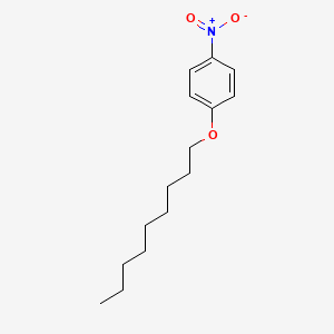 molecular formula C15H23NO3 B1329888 对硝基苯基壬基醚 CAS No. 86702-46-7