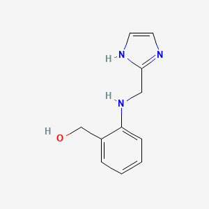 {2-[(1H-imidazol-2-ylmethyl)amino]phenyl}methanol