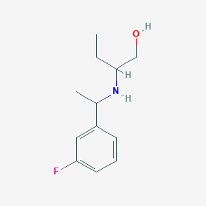 2-{[1-(3-Fluorophenyl)ethyl]amino}butan-1-ol