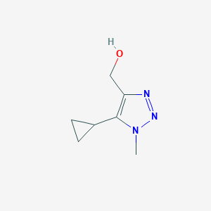 (5-Cyclopropyl-1-methyl-1H-1,2,3-triazol-4-yl)methanol