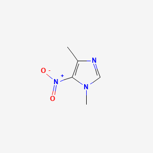molecular formula C5H7N3O2 B1329901 1,4-二甲基-5-硝基咪唑 CAS No. 57658-79-4