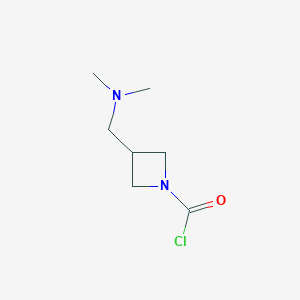 3-[(Dimethylamino)methyl]azetidine-1-carbonyl chloride