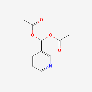 Methanediol, 1-(3-pyridinyl)-, 1,1-diacetate