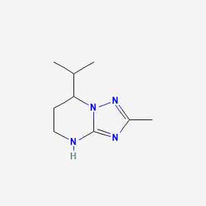 2-Methyl-7-(propan-2-yl)-4H,5H,6H,7H-[1,2,4]triazolo[1,5-a]pyrimidine