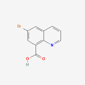 molecular formula C10H6BrNO2 B1329905 6-溴喹啉-8-羧酸 CAS No. 64507-38-6