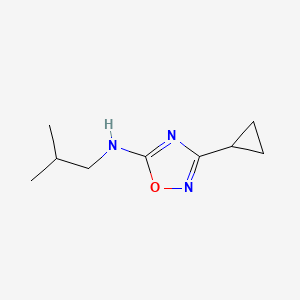 3-cyclopropyl-N-(2-methylpropyl)-1,2,4-oxadiazol-5-amine