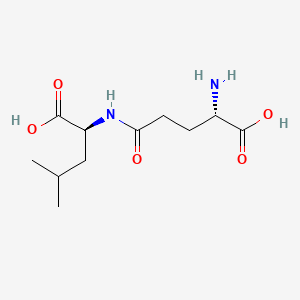 molecular formula C11H20N2O5 B1329908 γ-谷氨酰亮氨酸 CAS No. 2566-39-4