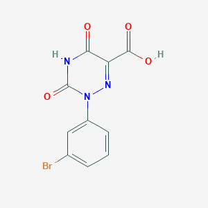 2-(3-Bromophenyl)-3,5-dioxo-2,3,4,5-tetrahydro-1,2,4-triazine-6-carboxylic acid