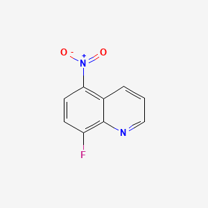 molecular formula C9H5FN2O2 B1329916 8-氟-5-硝基喹啉 CAS No. 94832-39-0