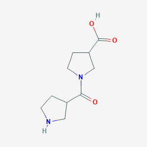 1-(pyrrolidine-3-carbonyl)pyrrolidine-3-carboxylic Acid