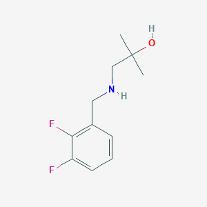 1-{[(2,3-Difluorophenyl)methyl]amino}-2-methylpropan-2-ol