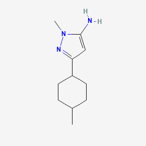 1-methyl-3-(4-methylcyclohexyl)-1H-pyrazol-5-amine