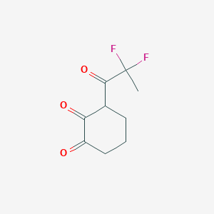 3-(2,2-Difluoropropanoyl)cyclohexane-1,2-dione