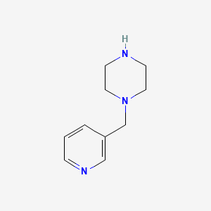 molecular formula C10H15N3 B1329924 1-(吡啶-3-基甲基)哌嗪 CAS No. 39244-80-9