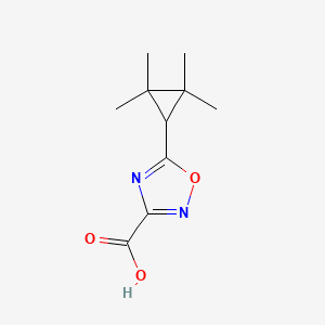 5-(2,2,3,3-Tetramethylcyclopropyl)-1,2,4-oxadiazole-3-carboxylic acid