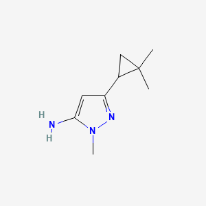 3-(2,2-dimethylcyclopropyl)-1-methyl-1H-pyrazol-5-amine