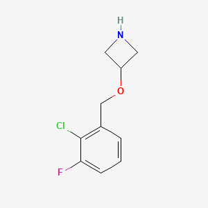 3-[(2-Chloro-3-fluorophenyl)methoxy]azetidine